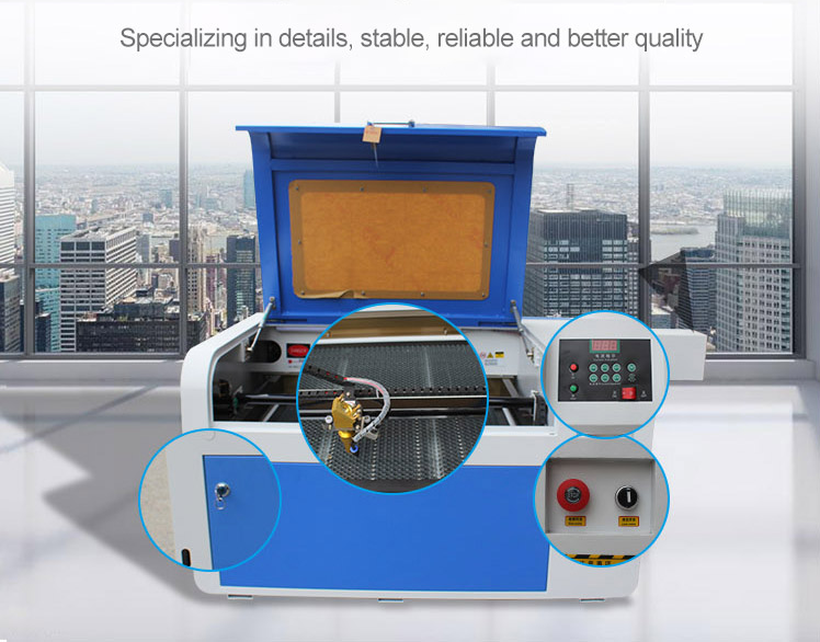 6090 Co2 laser engraving and cutting machine laser engrave metal leather laser engraving machine orange all 50w 60w 80w 100w