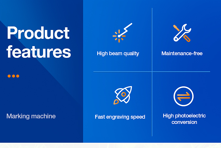 30w Fiber Laser Marking Machine Raycus Source Split Fiber Laser Marking Machine Metal