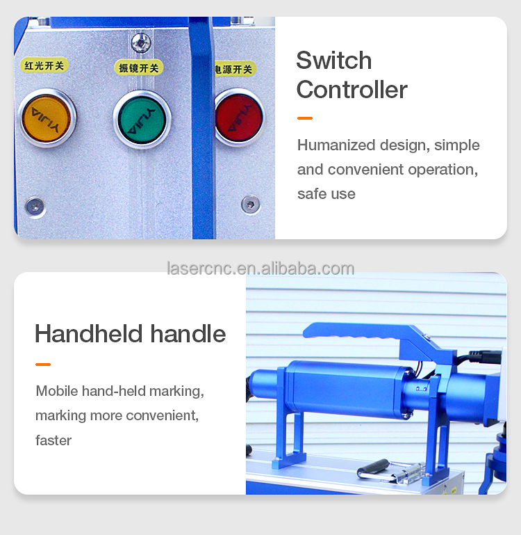 10w 20w 30w Fiber Laser Marking Machine Handheld laser marking machine For Metal With Best Price