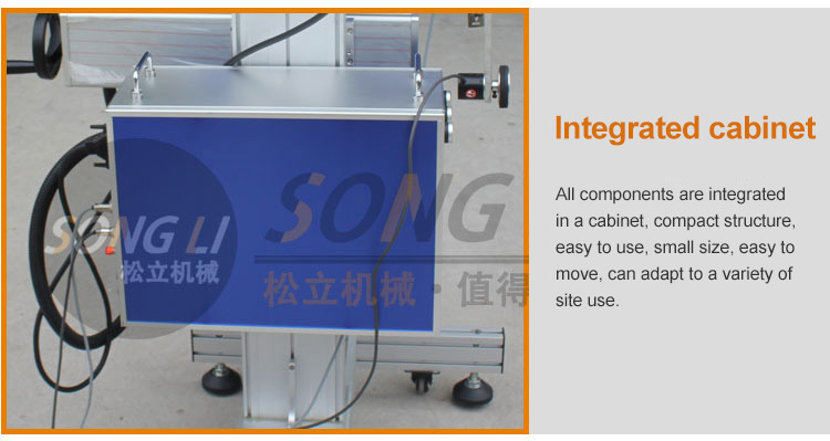High Speed Flying CO2 Laser Marking Machine for Marking on Plastic Pipe Medicine Box