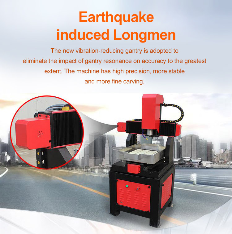 6060 Cnc Stone Router Engraving Machine 2.2KW Marble Engraving Water Cooling Spindle Stone Carving Cnc