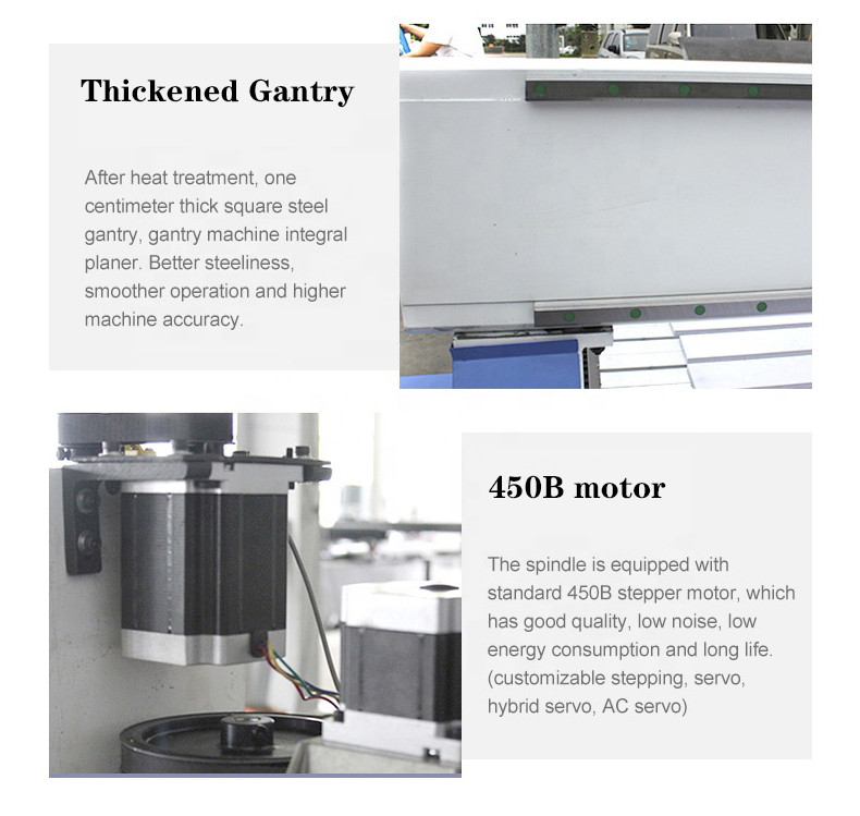China Factory 3 axis 4 axis cnc woodworking milling machine with pressure roller leadshine motor for sale competitive price