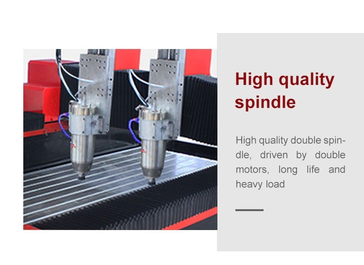 Double Spindles Stone Engraving Machine Cnc Router 1325 1530 Cnc Cutting Router
