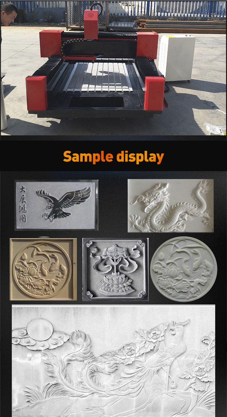 Double Spindles Stone Engraving Machine Cnc Router 1325 1530 Cnc Cutting Router