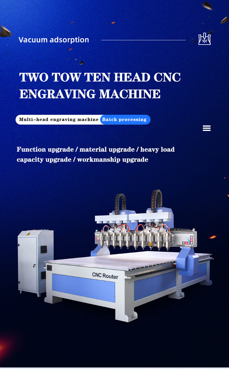 Songli CE 1325 Two tow ten wood engraving Cnc Machine Wood Router Machine For Making European Furniture