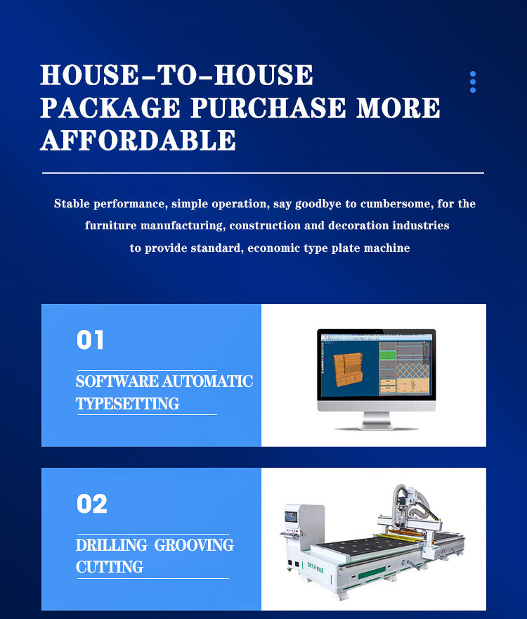 Best selling CNC router 1325 1530 2040 panel furniture woodworking engraving machine with 12 tool knives
